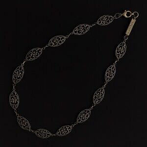 Daisy Fuentes Bronze Filigree Necklace